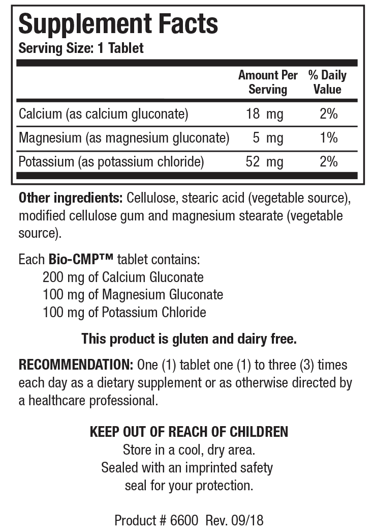 Bio-CMP 250 Tablets Biotics Research - VitaHeals.com