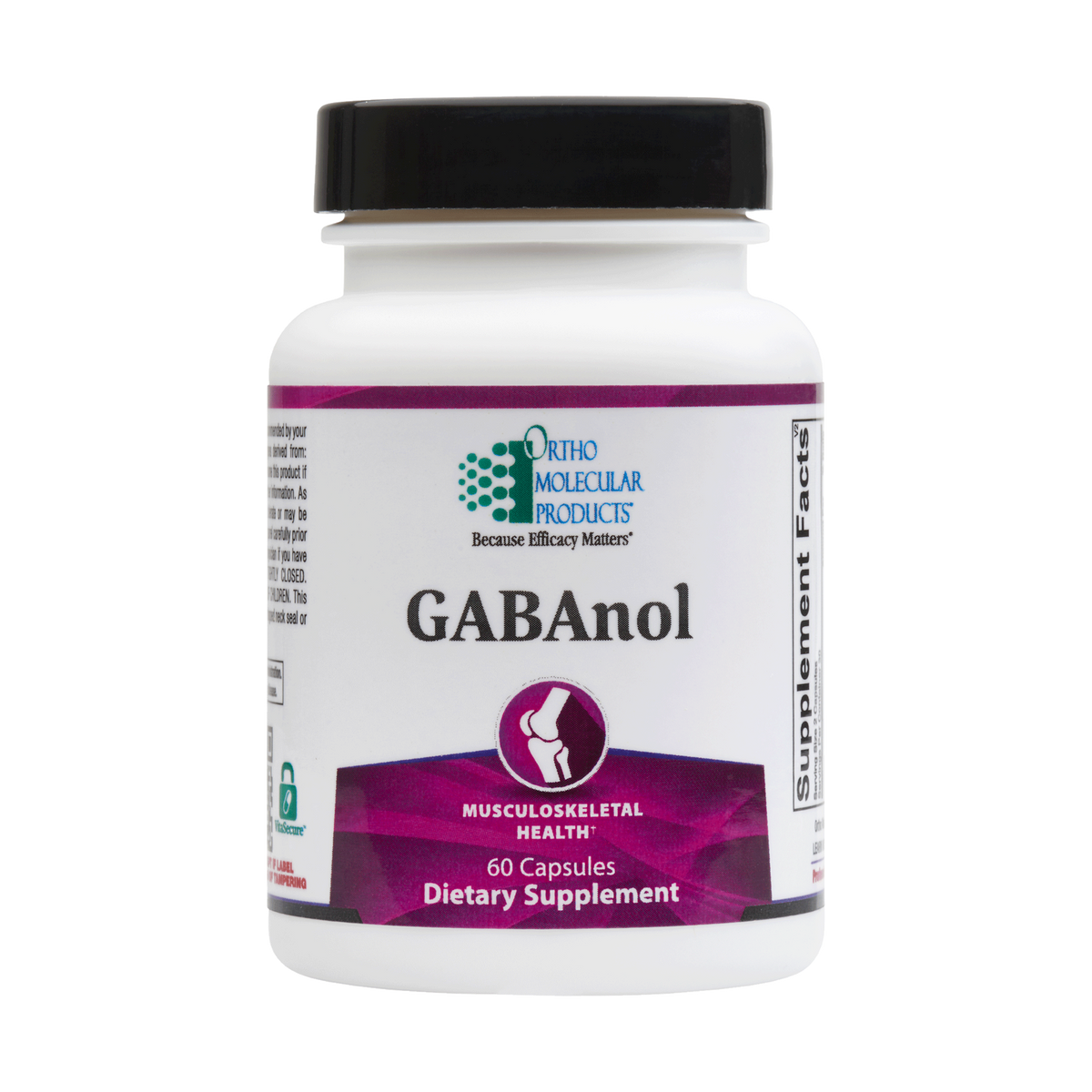 Ortho Molecular Gabanol 60 Caps - VitaHeals.com