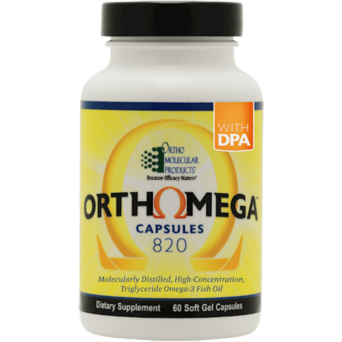 Ortho Molecular Orthomega Capsules 120 Gels 2 Pack - VitaHeals.com