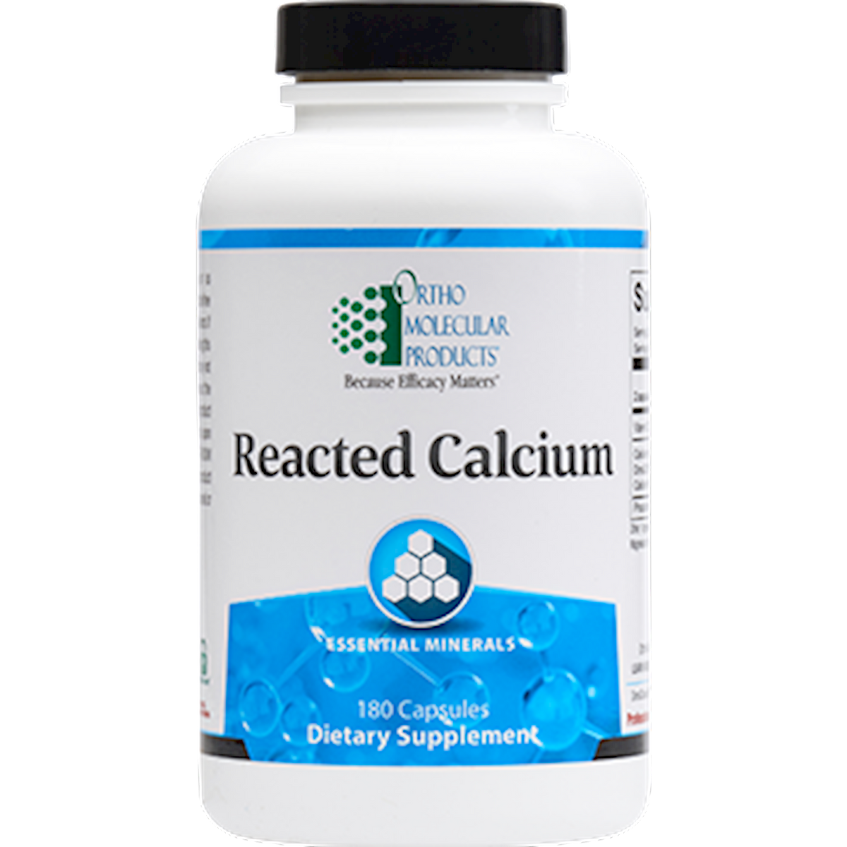 Ortho Molecular Reacted Calcium 180 Caps - VitaHeals.com