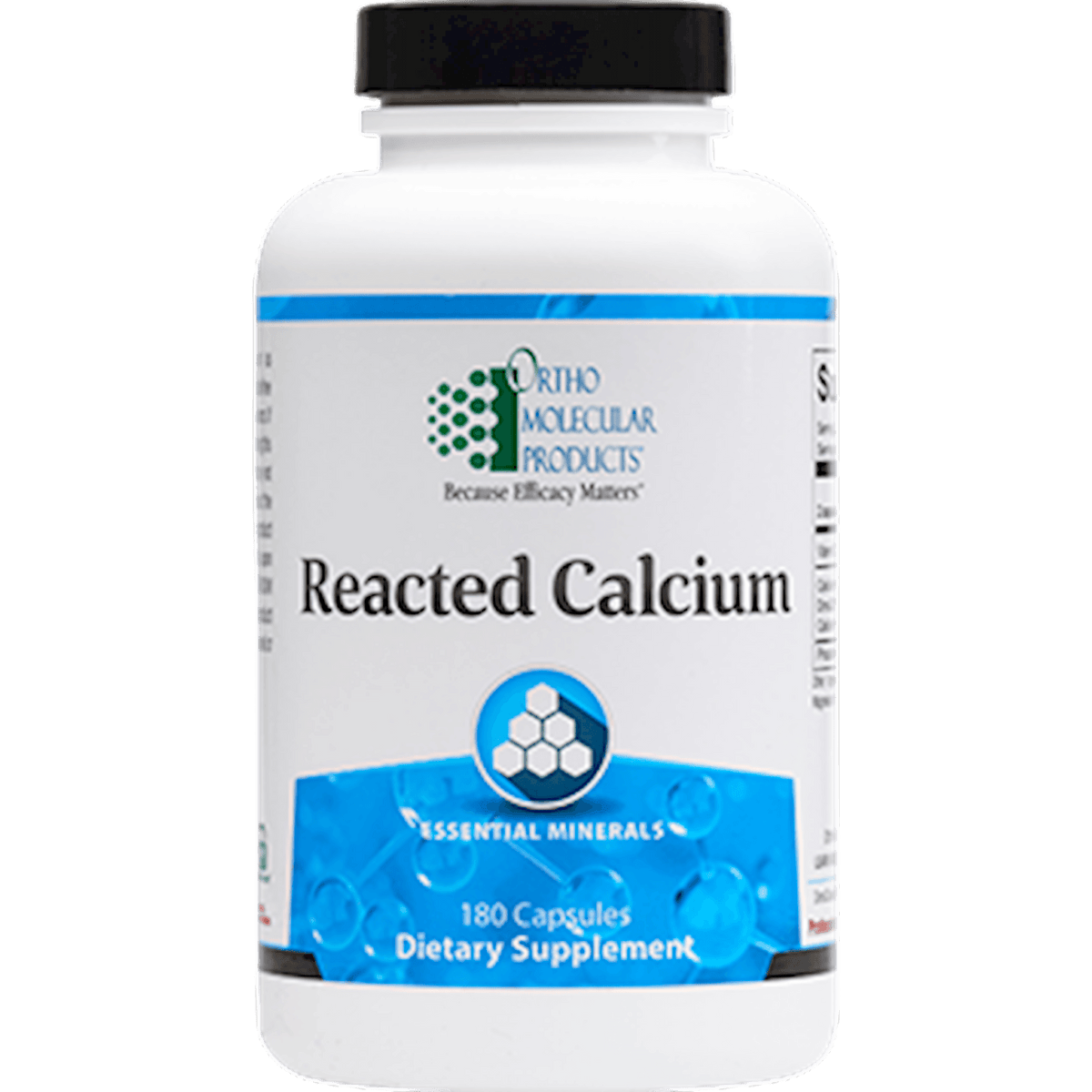 Ortho Molecular Reacted Calcium 180 Caps 2 Pack - VitaHeals.com