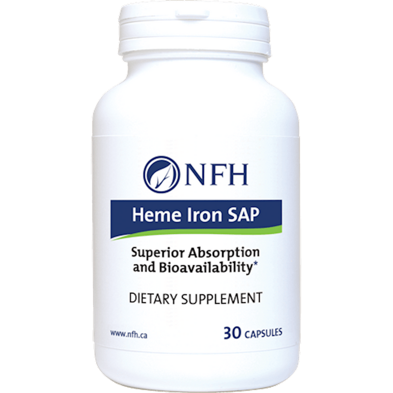 NFH-Nutritional Fundamentals for Health Heme Iron SAP 60 caps 2 Pack - VitaHeals.com