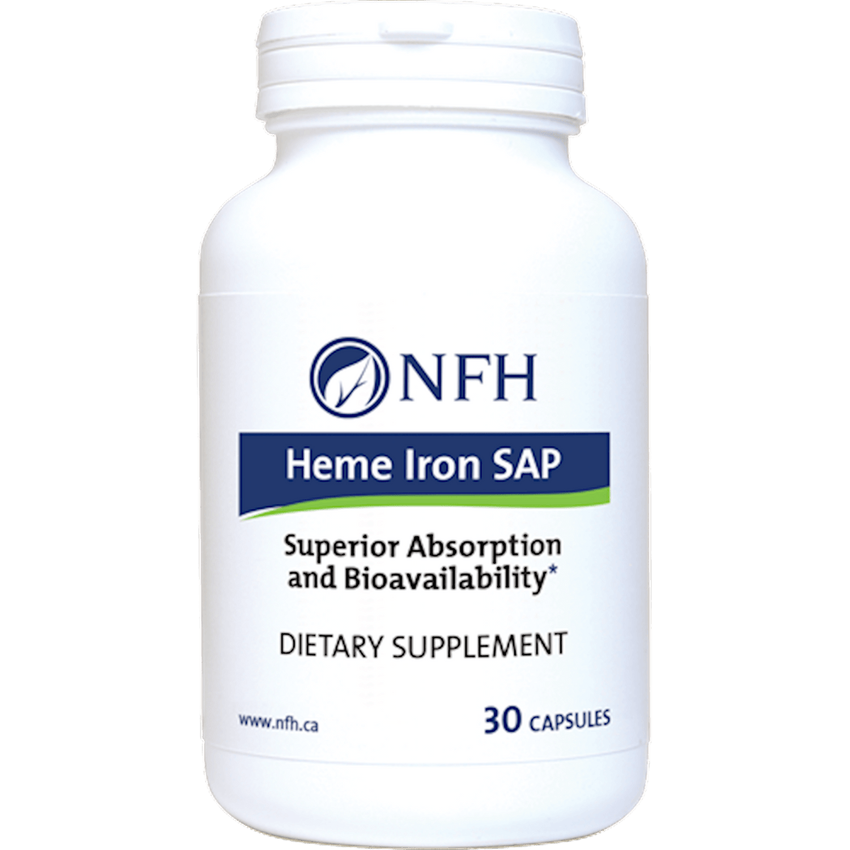 NFH-Nutritional Fundamentals for Health Heme Iron SAP 30 caps 2 Pack - VitaHeals.com