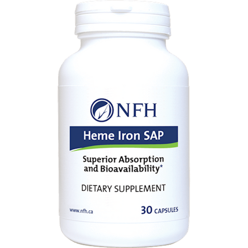 NFH-Nutritional Fundamentals for Health Heme Iron SAP 30 caps - VitaHeals.com