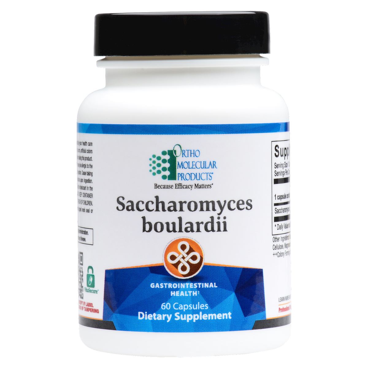 Ortho Molecular Saccharomyces Boulardii 60 Caps - VitaHeals.com