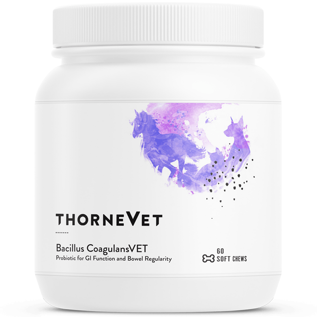 Thorne Vet Bacillus Coagulansvet 60 Chews - VitaHeals.com