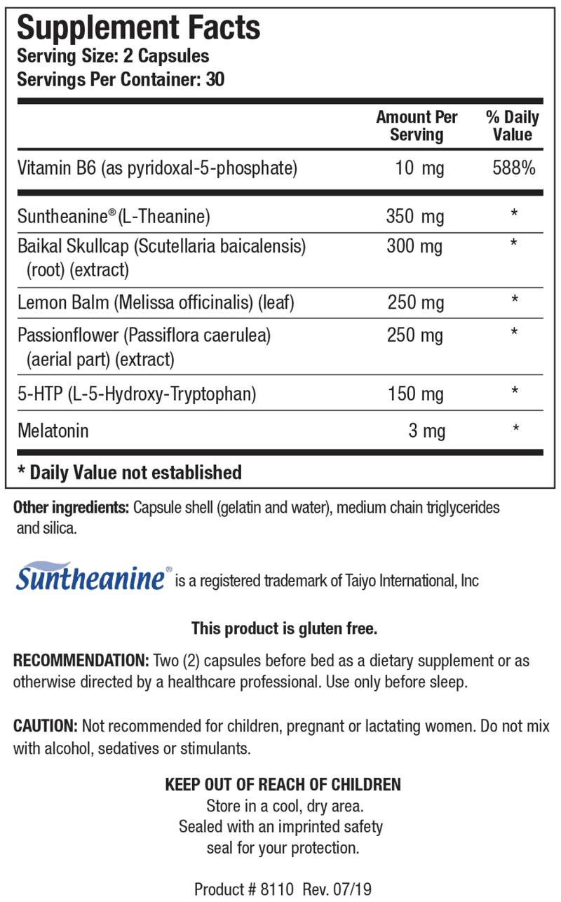 Alpha-Theta Ultra PM 60 Capsules By Biotics Research - VitaHeals.com