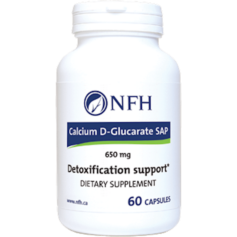 NFH-Nutritional Fundamentals for Health Calcium d-Glucarate SAP 60 caps - VitaHeals.com