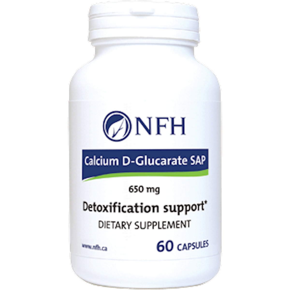 NFH-Nutritional Fundamentals for Health Calcium d-Glucarate SAP 60 caps 2 Pack - VitaHeals.com