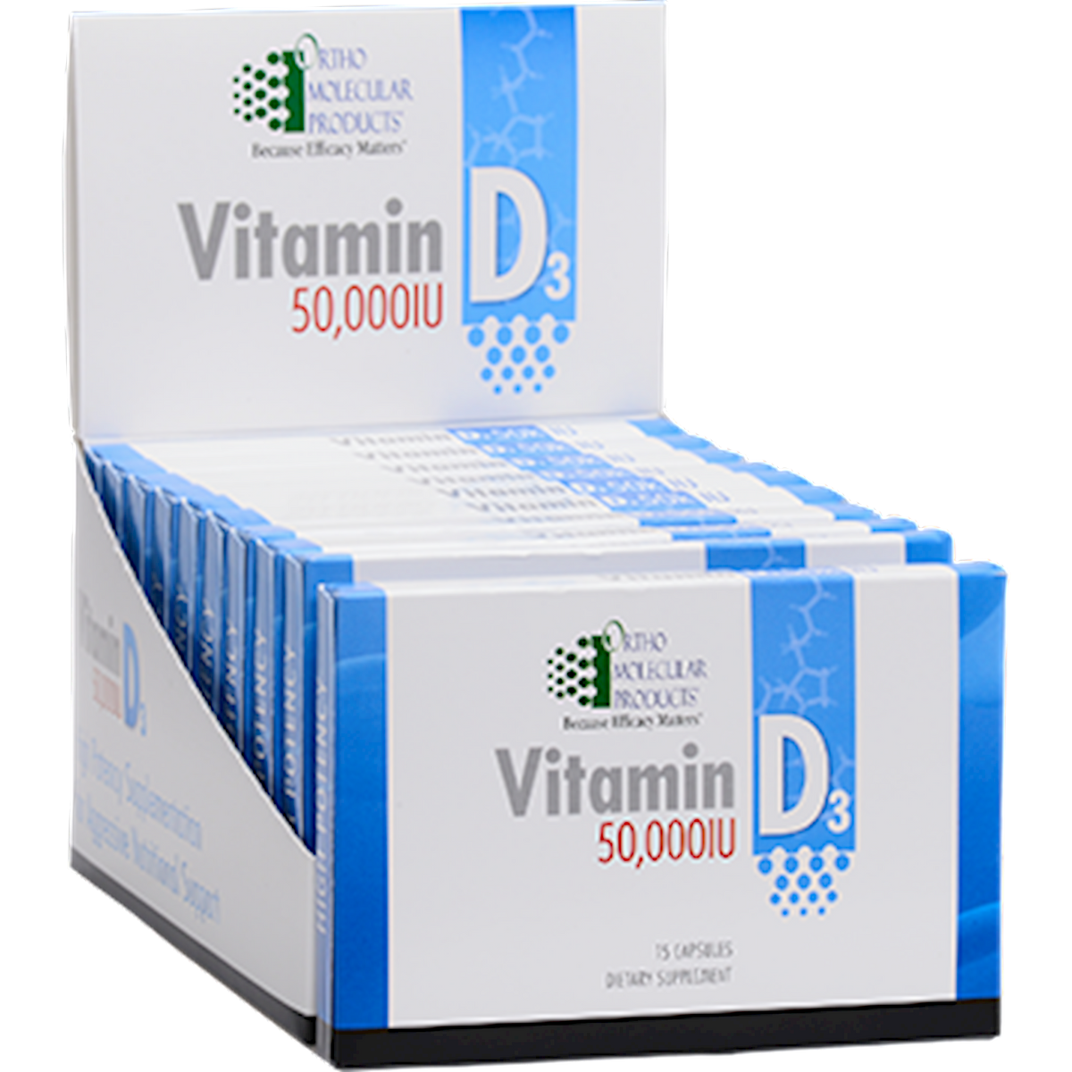 Ortho Molecular Vitamin D3 50000 Iu Blister Pack 10 Pks - VitaHeals.com