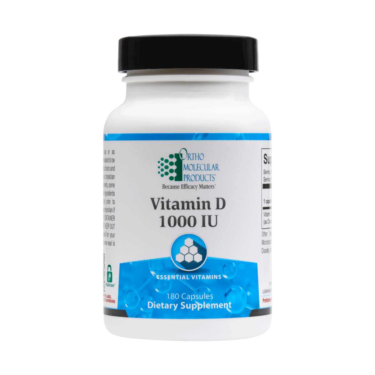 Ortho Molecular Vitamin D 1000 Iu 180 Caps - VitaHeals.com