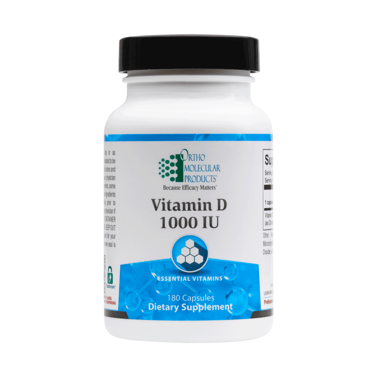 Ortho Molecular Vitamin D 1000 Iu 180 Caps 2 Pack - VitaHeals.com