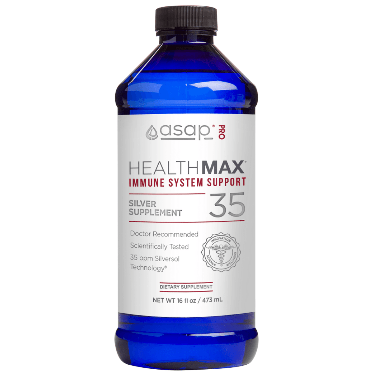 American BioTech Labs Health Max 35Ppm Silver Supplement 16 Oz - VitaHeals.com