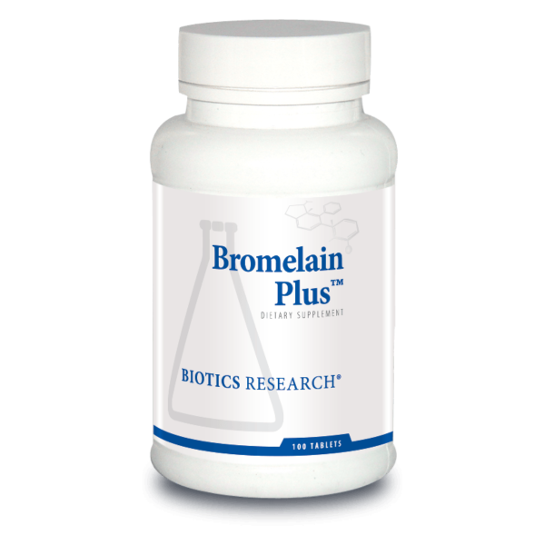 Biotics Research Bromelain Plus 100 Tablets