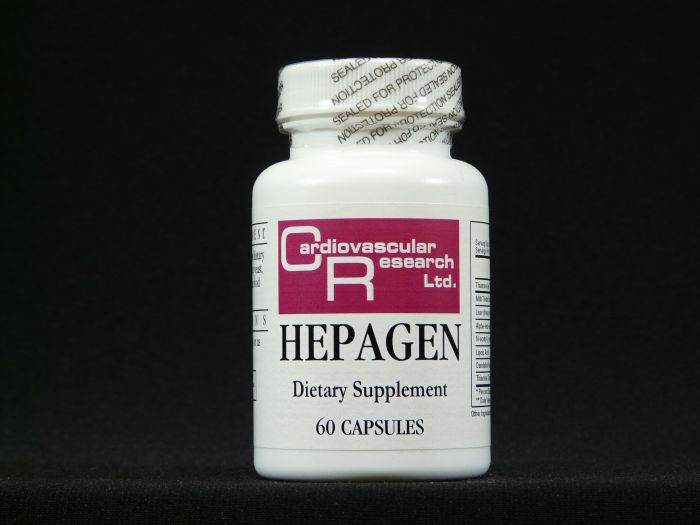Ecological Formulas Hepagen (Liver Glandulars Complex) 60 Capsules