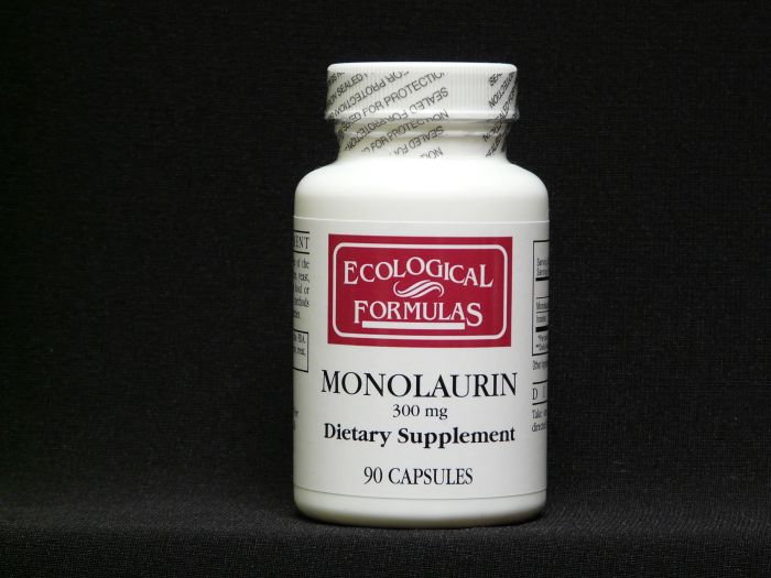 Ecological Formulas Monolaurin 300mg 90 Capsules