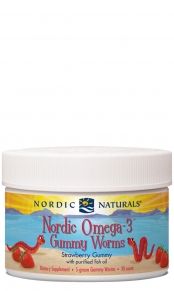 Nordic Naturals Nordic Omega-3 Gummy Worms 30 Gummies