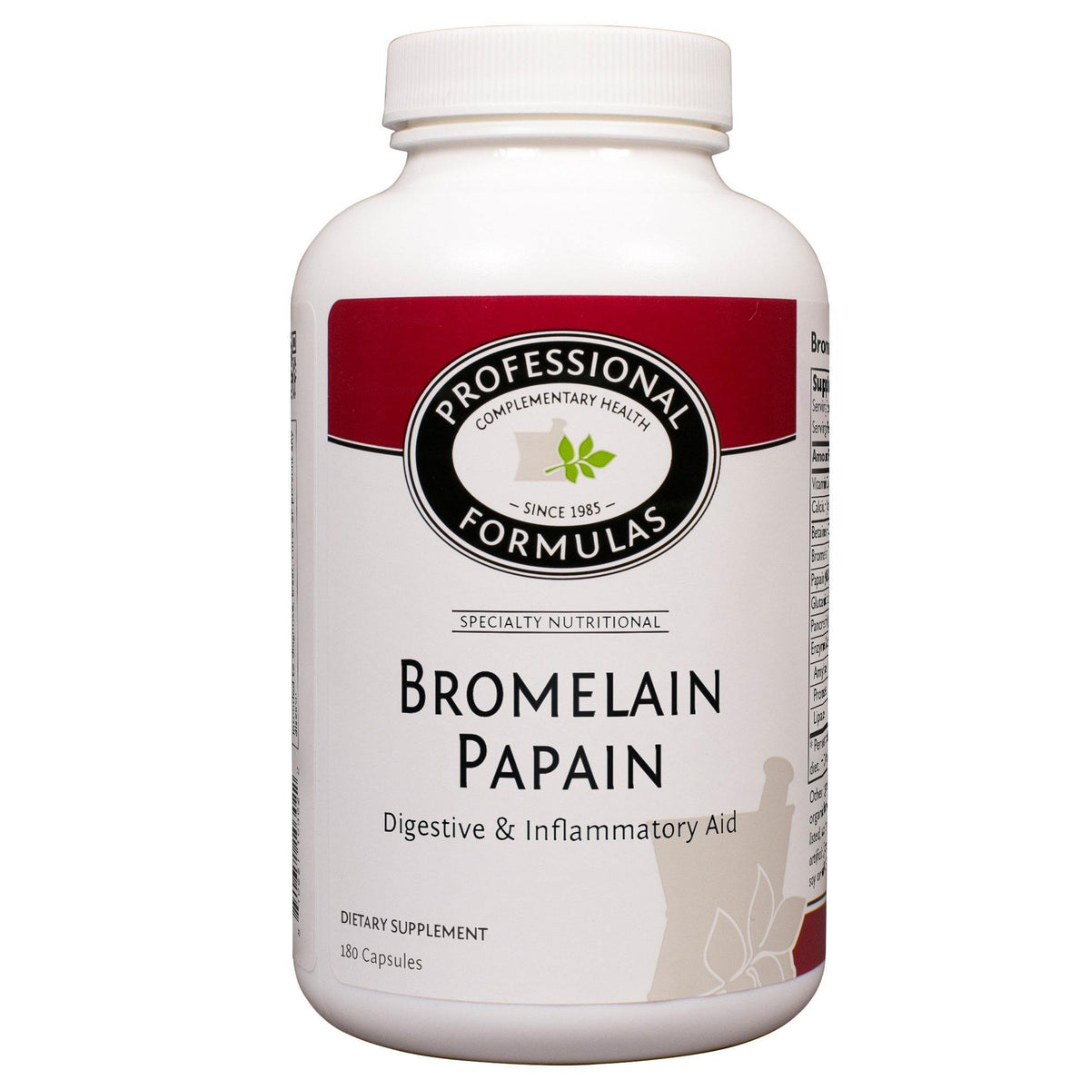 Professional Formulas Bromelain Papain 180 Capsules 2 Pack - VitaHeals.com