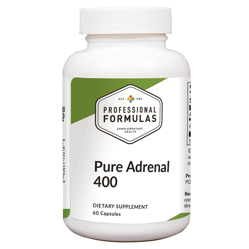 Professional Formulas Pure Adrenal 400 60 Capsules 2 Pack - VitaHeals.com