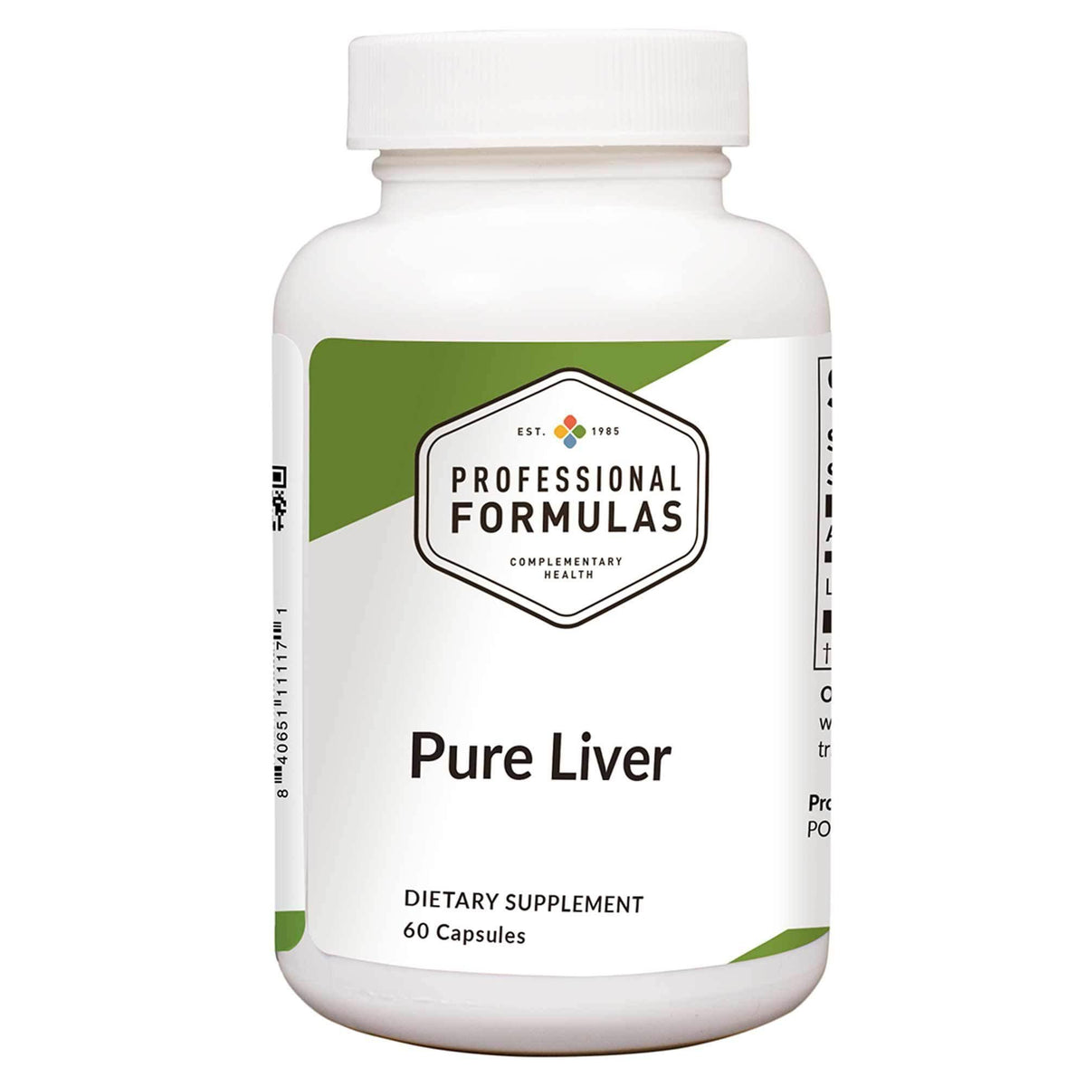 Professional Formulas Pure Liver 60 Capsules 2 Pack - VitaHeals.com