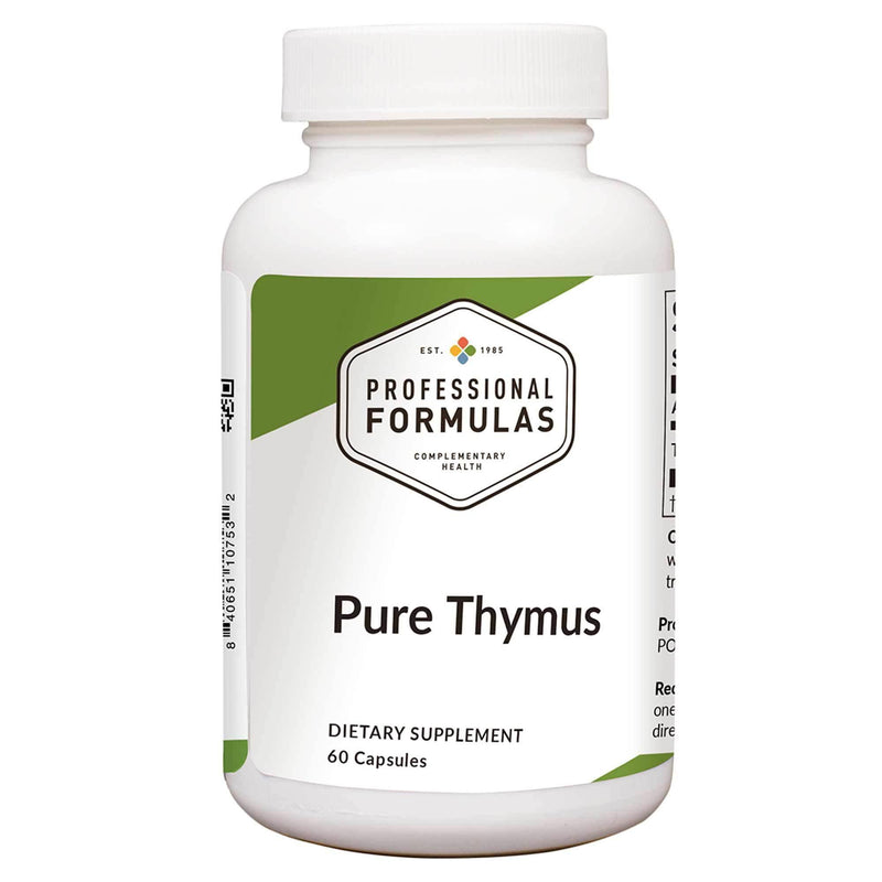 Professional Formulas Pure Thymus 60 Capsules 2 Pack - VitaHeals.com