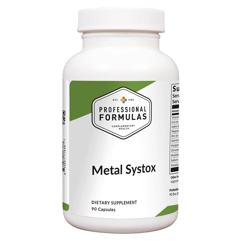Professional Formulas Metal Systox(Detox) 90 Capsules 2 Pack - VitaHeals.com
