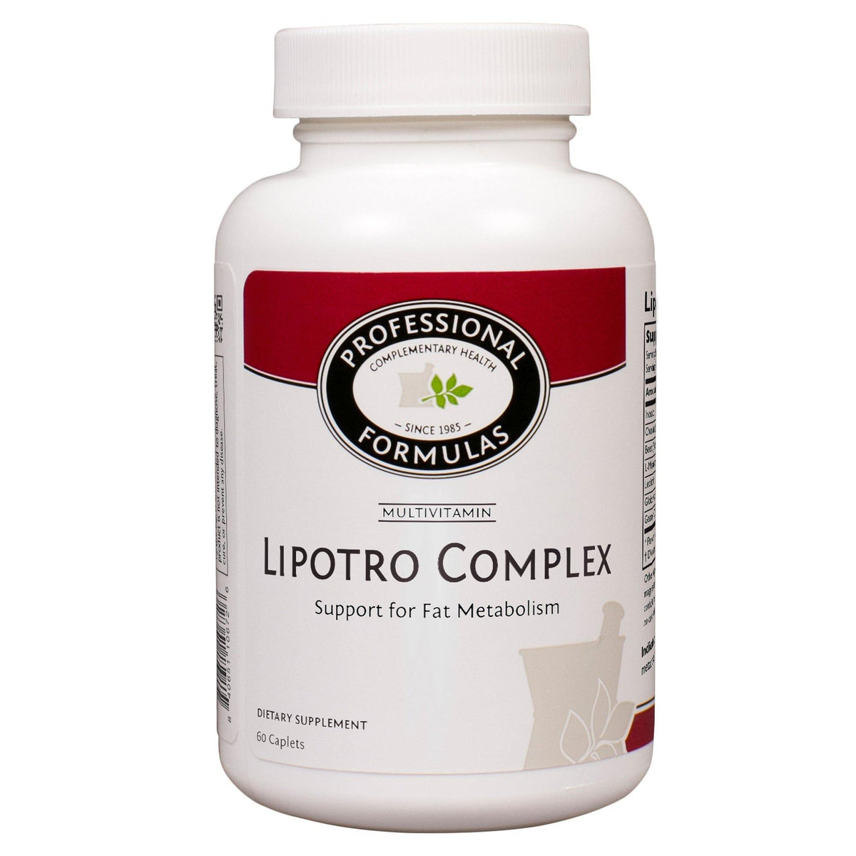 Professional Formulas Lipotro Complex Psr 60 Caplets 2 Pack - VitaHeals.com