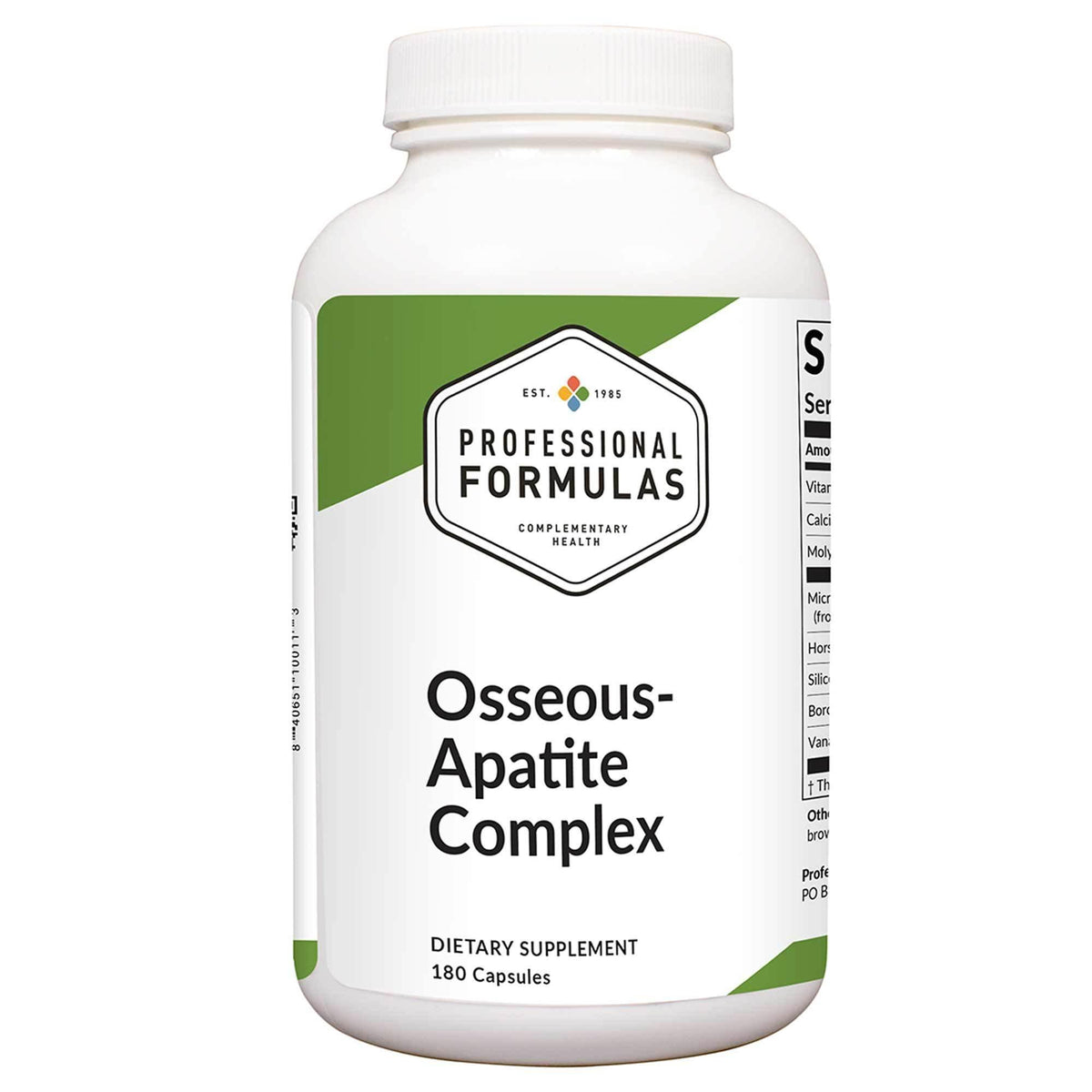 Professional Formulas Osseous-Apatite Complex 180 Capsules 2 Pack - VitaHeals.com