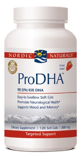Nordic Naturals Pro DHA (120) (Strawberry) 120 Softgels