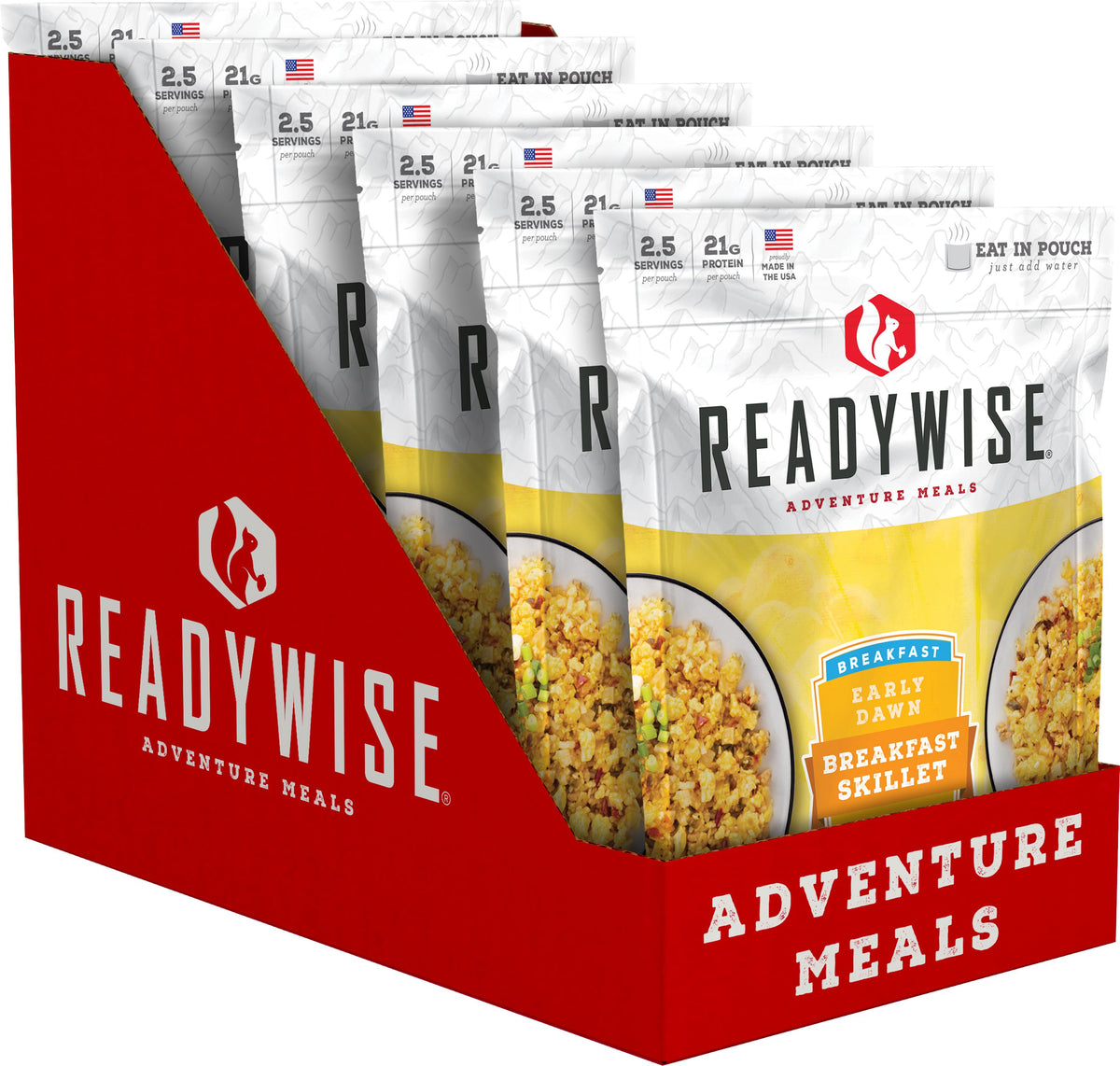 READYWISE Early Dawn Egg Scramble Case of 6 Emergency Food Supply