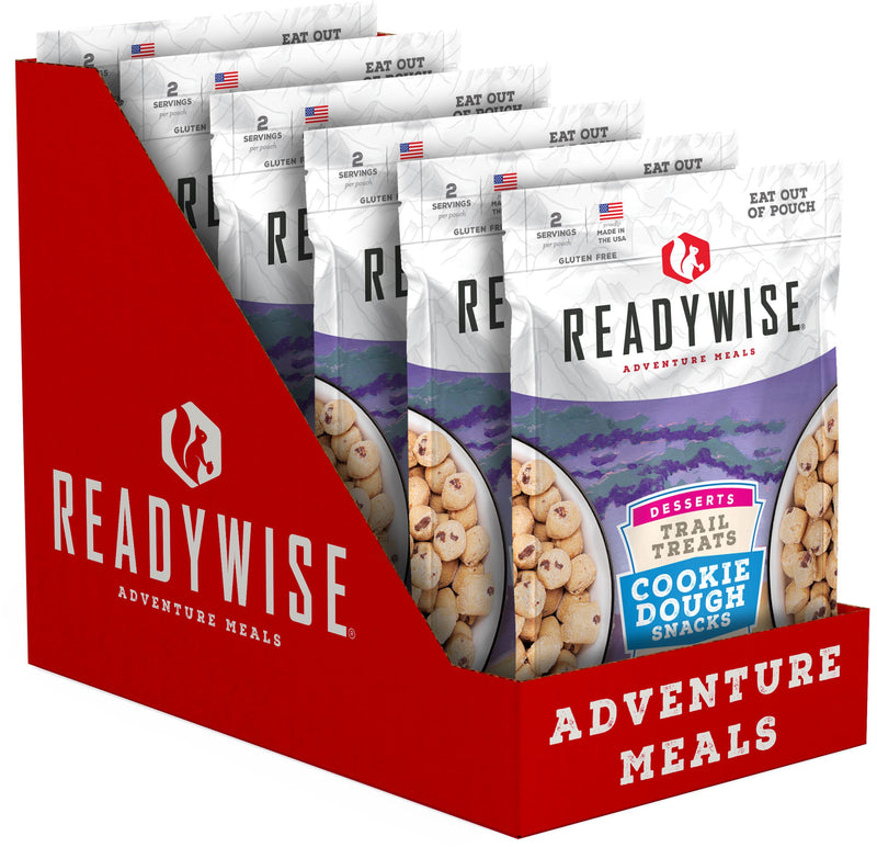 READYWISE Trail Treats Cookie Dough Case of 6 Emergency Food Supply
