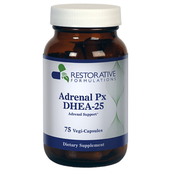 Restorative Formulations Adrenal Px DHEA 25 Helps Enhance Immune Defenses 75 Vegi-Capsules