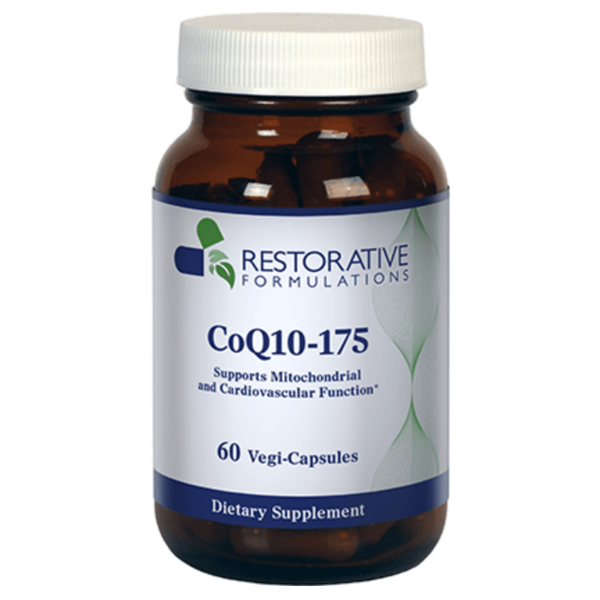 Restorative Formulations CoQ10-175 60 Vegi-Capsules