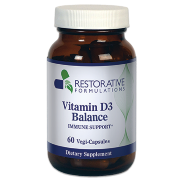 Vitamin D3 Balance Immune Support 60 Veg Capsules - Restorative Formulations