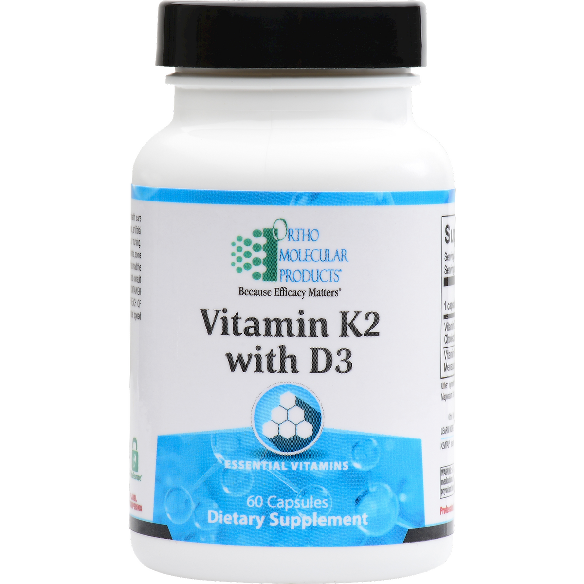 Ortho Molecular Vitamin K2 With D3 30 Caps - VitaHeals.com