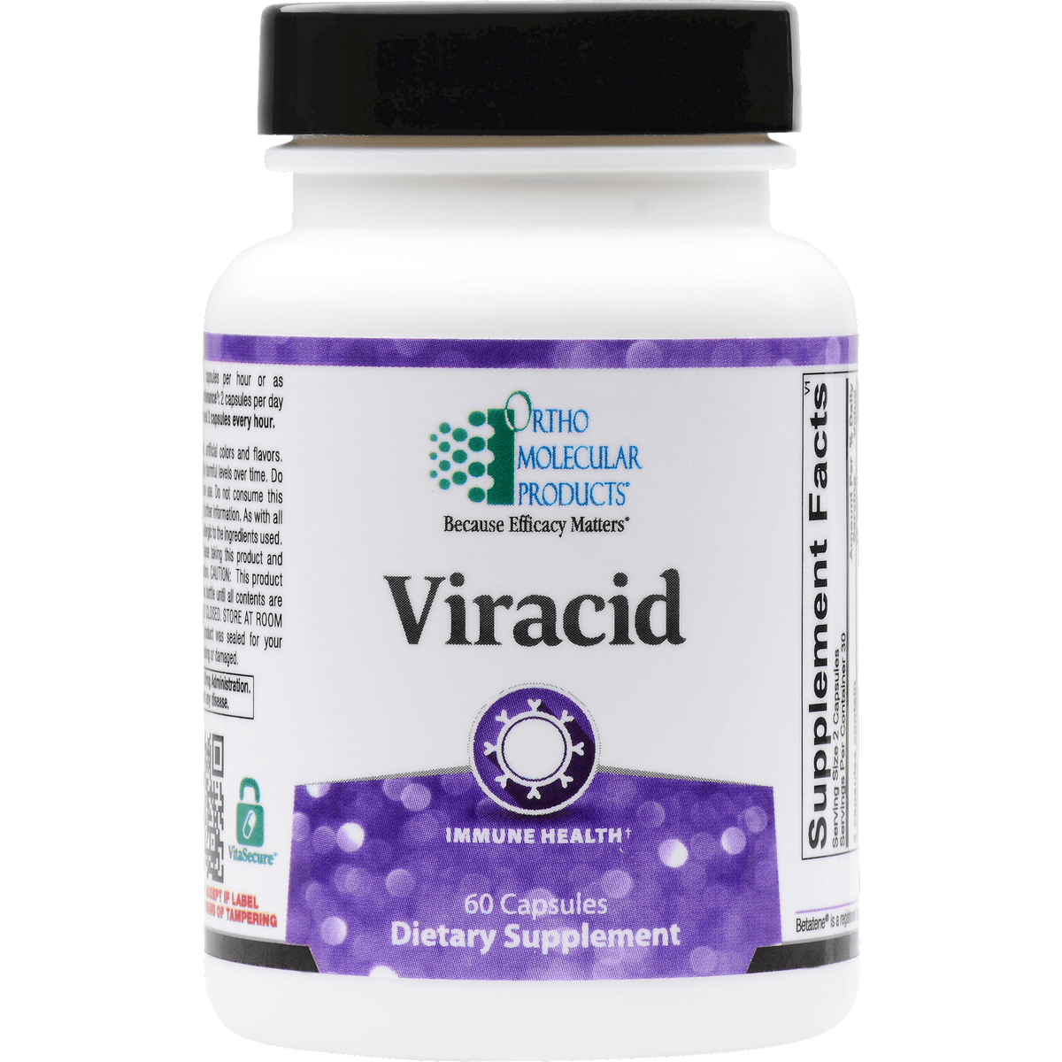 Ortho Molecular Viracid 60 Caps 2 Pack - VitaHeals.com