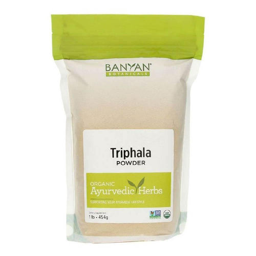 Banyan Botanicals Triphala Powder, Organic 1 Lb 2 Pack - VitaHeals.com