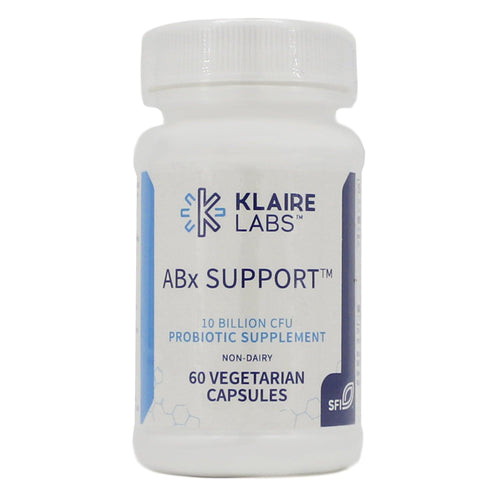 Klaire Labs Abx Support Probiotic 60 Count - VitaHeals.com