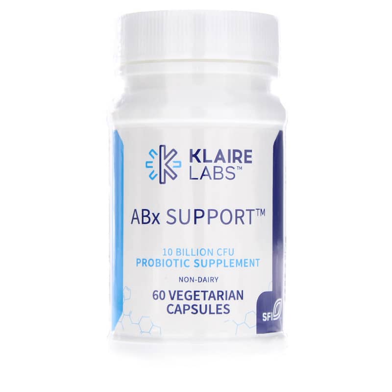 Klaire Labs Abx Support Probiotic 60 Capsules
