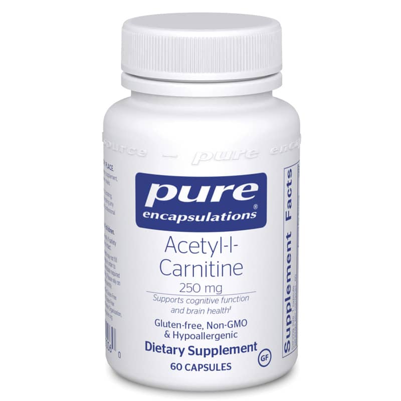 Pure Encapsulations Acetyl-l-Carnitine 250 Mg 60 Capsules