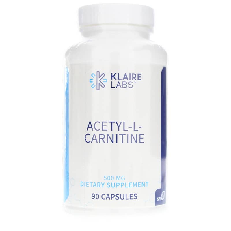 Klaire Labs Acetyl-L-Carnitine 500 Mg 90 Capsules