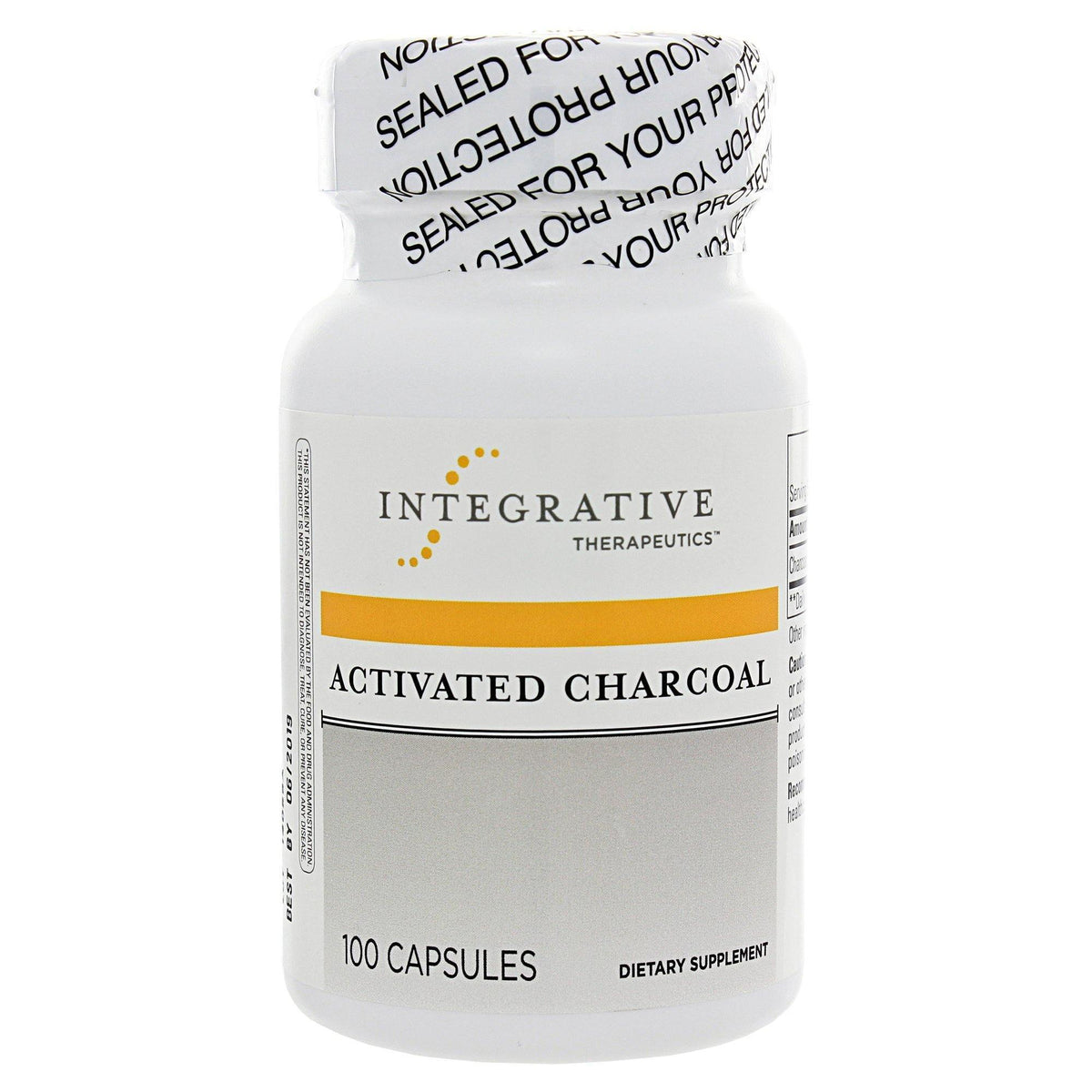 Integrative Therapeutics Activated Charcoal 100 Capsules - VitaHeals.com