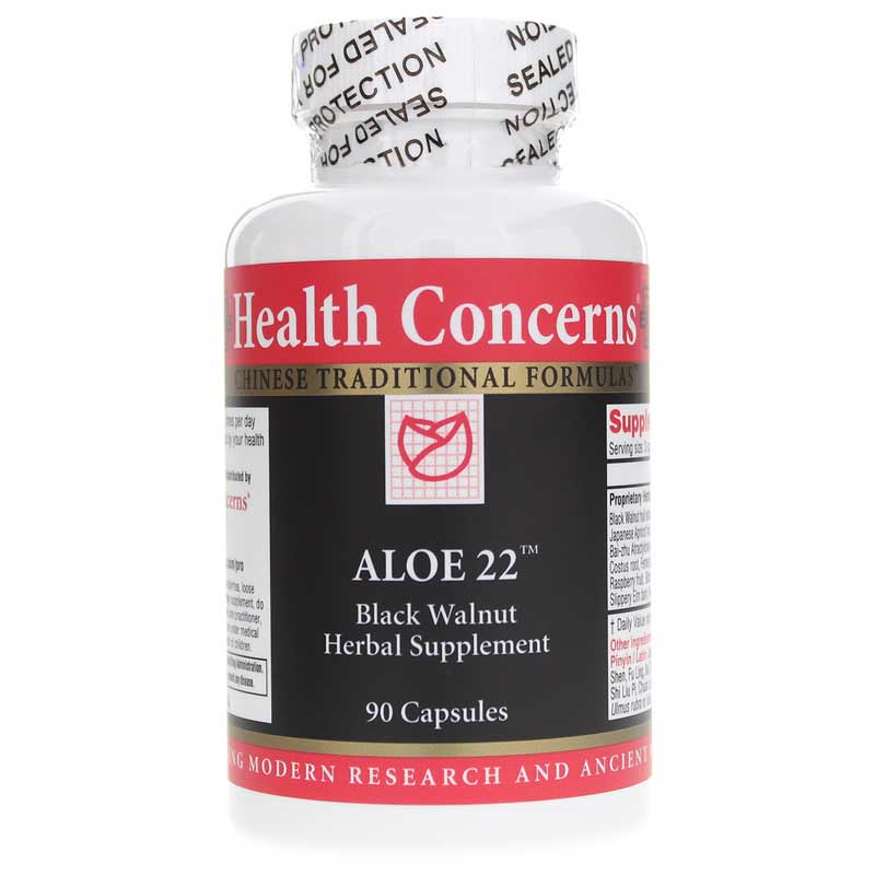 Health Concerns Aloe 22 Black Walnut 90 Capsules