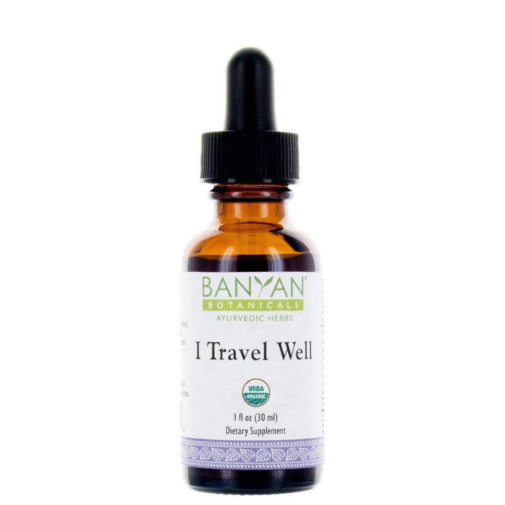 Banyan Botanicals I Travel Well Liquid Extract 1 Oz  3 Pack - VitaHeals.com