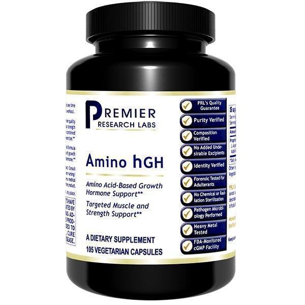 Premier Research Labs Amino Hgh 105 Vegetarian Capsules  2 Pack - VitaHeals.com