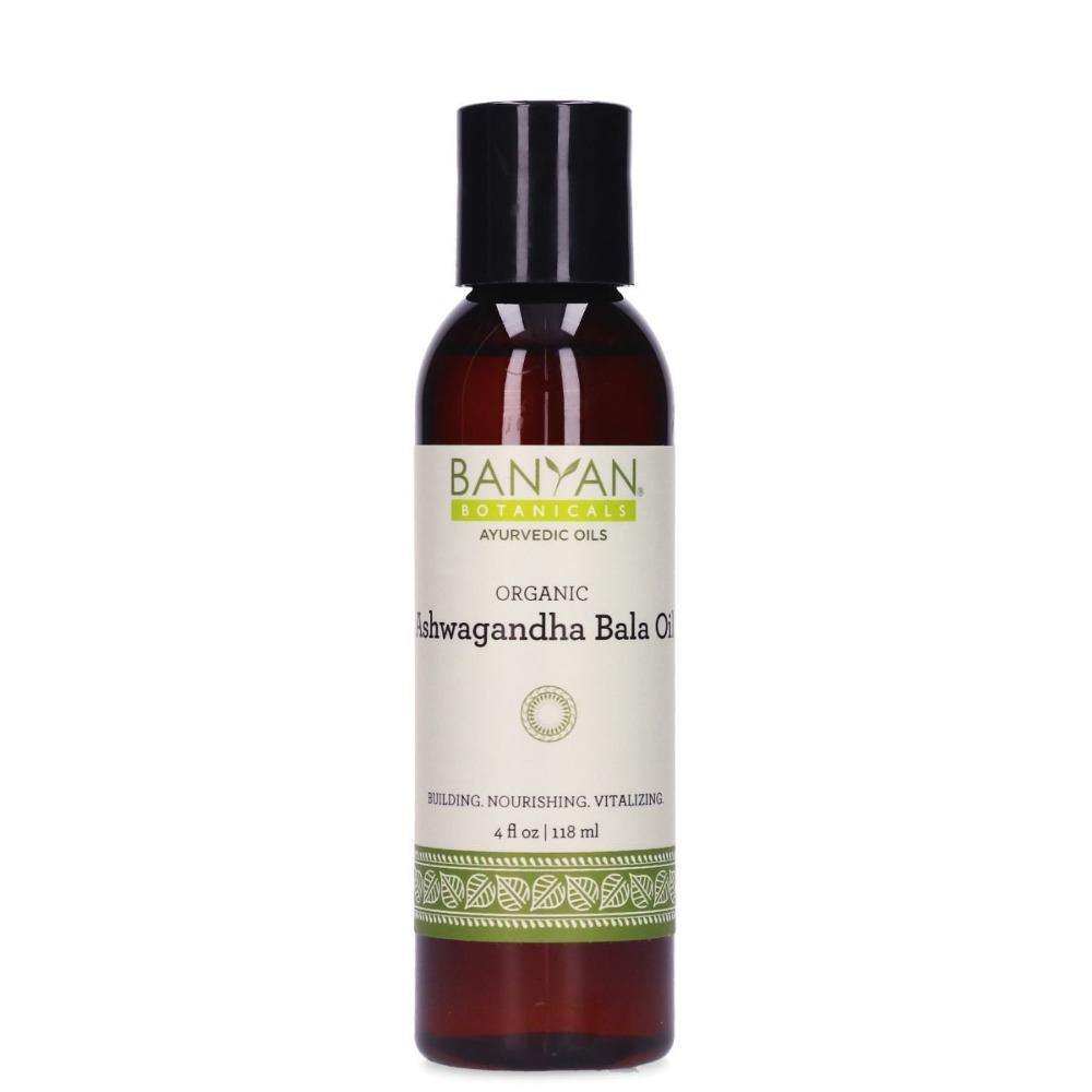 Banyan Botanicals Ashwagandha/Bala Oil, Organic 4 Oz 3 Pack - VitaHeals.com