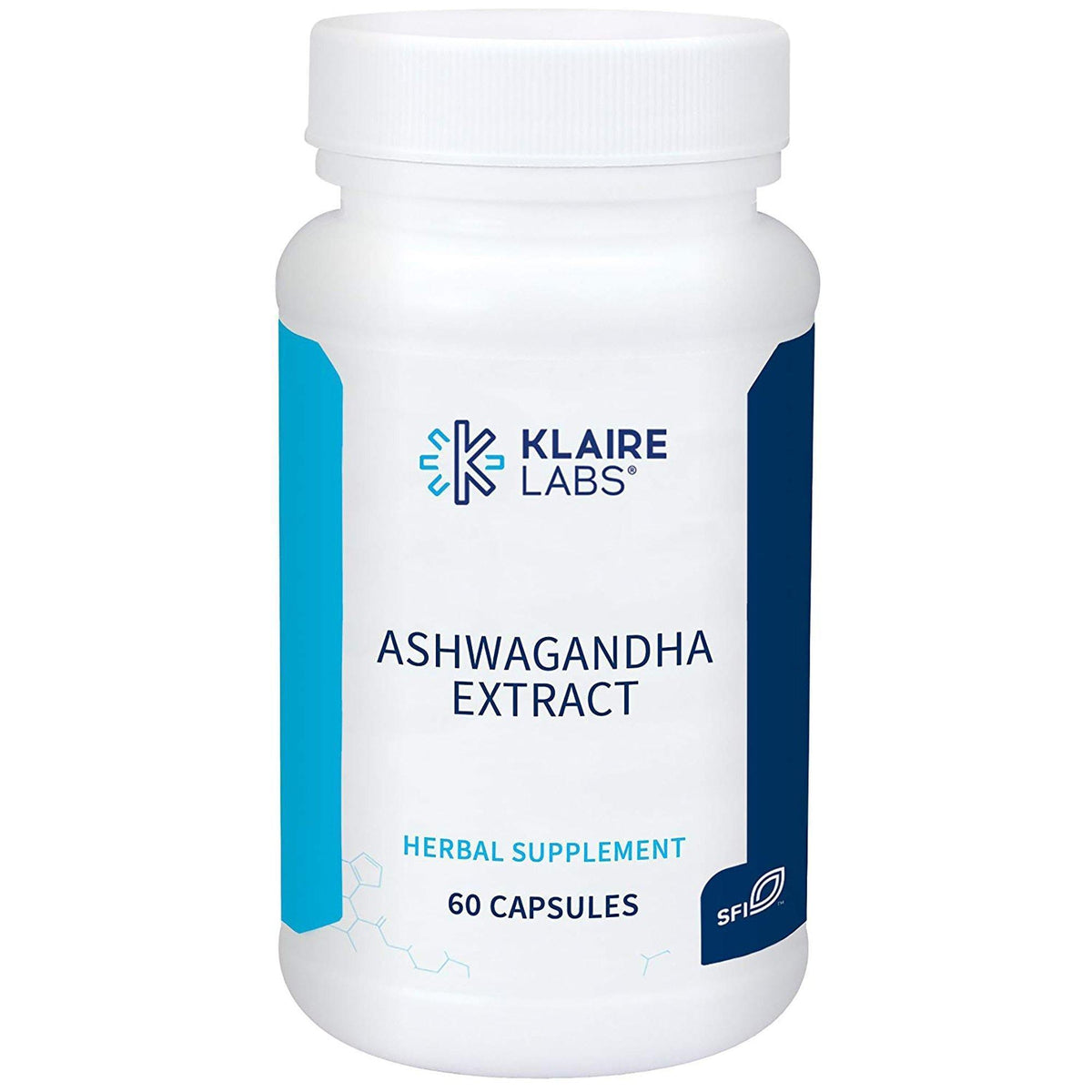 Klaire Labs Ashwagandha Extract 60 Caps - VitaHeals.com