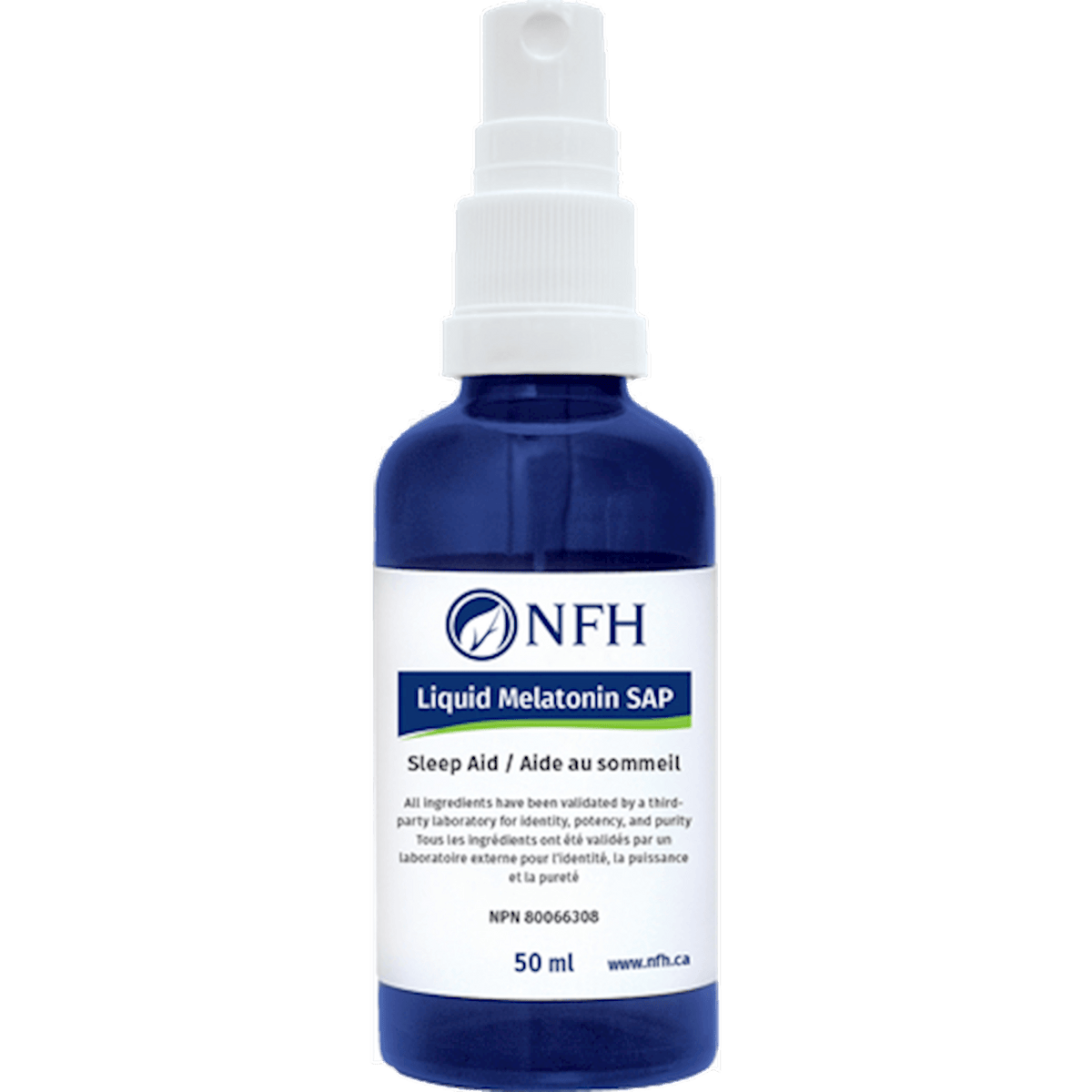 NFH-Nutritional Fundamentals for Health Liquid Melatonin SAP 50 ml - VitaHeals.com