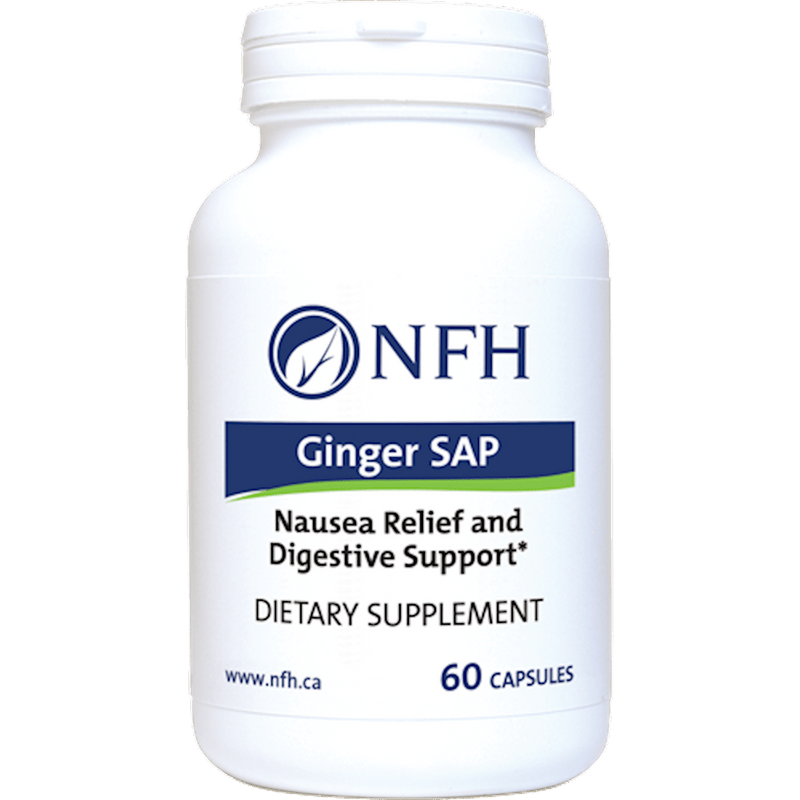 NFH-Nutritional Fundamentals for Health Ginger SAP 60 caps - VitaHeals.com