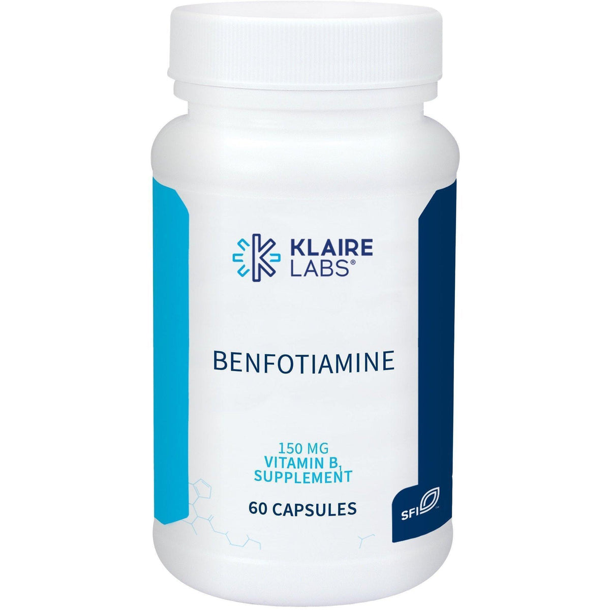 Klaire Labs Benfotiamine 60 Vegetarian Capsules - VitaHeals.com